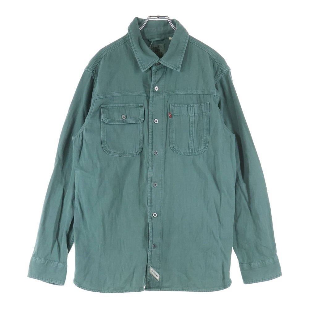 Levi's(リーバイス) RELAXED リラックスド コットン ワーク 長袖シャツ グリーン PC9-A7224-0000