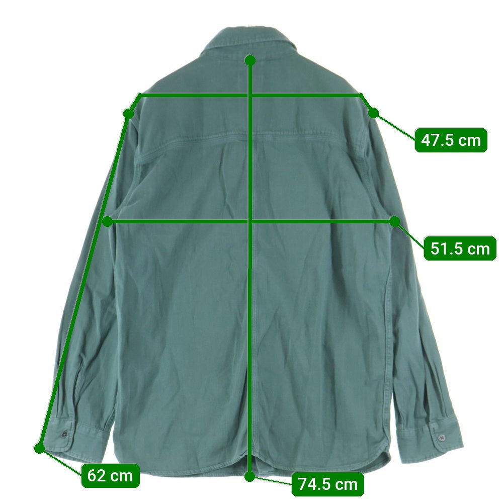 Levi's(リーバイス) RELAXED リラックスド コットン ワーク 長袖シャツ グリーン PC9-A7224-0000