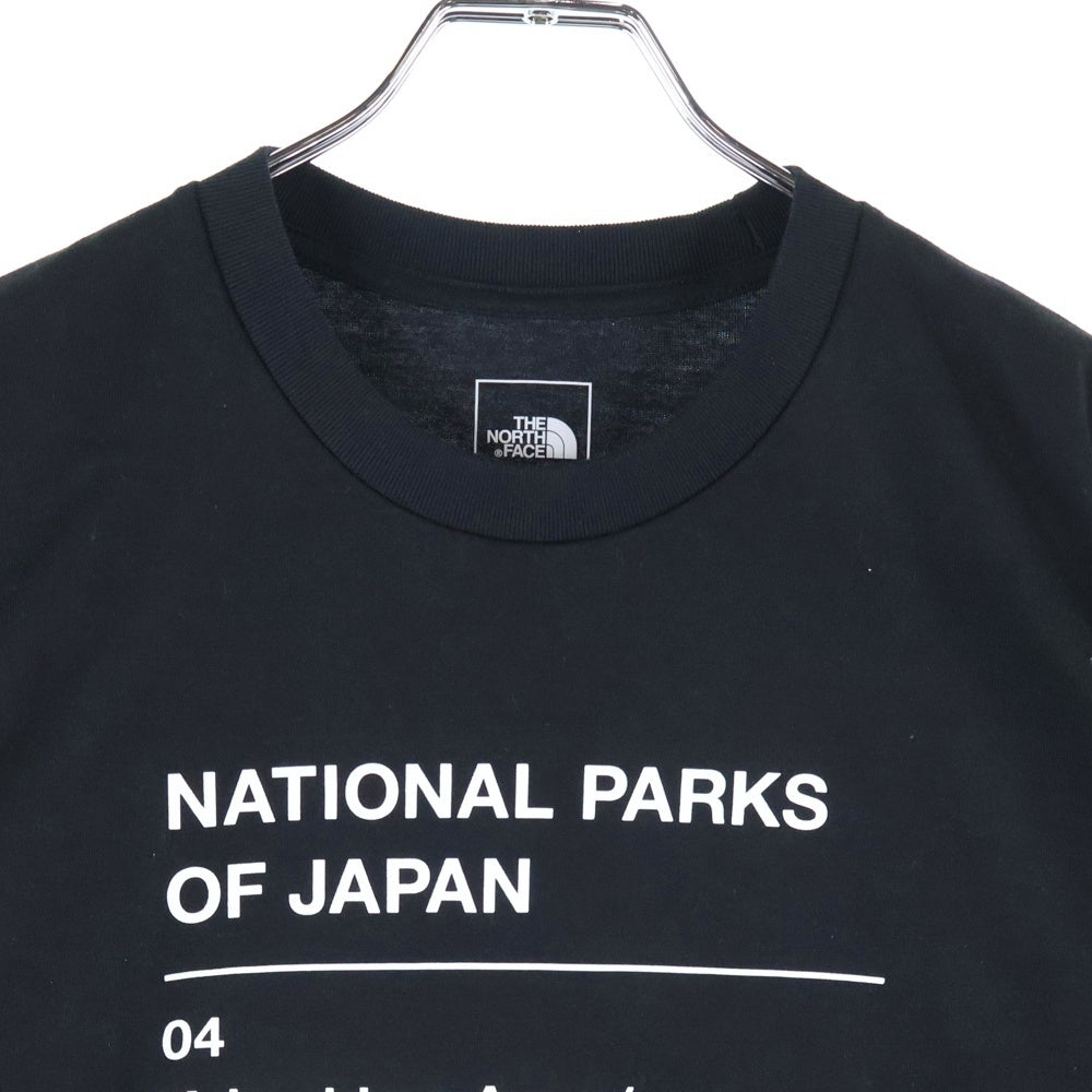 THE NORTH FACE(ザノースフェイス) S/S National Parks Tee ナショナルパークス プリント クルーネック 半袖Tシャツ カットソー ブラック NT32516R