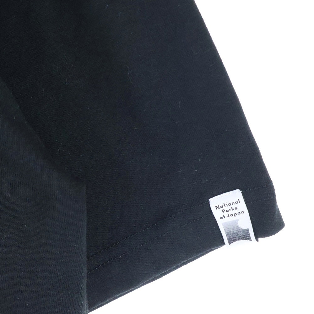 THE NORTH FACE(ザノースフェイス) S/S National Parks Tee ナショナルパークス プリント クルーネック 半袖Tシャツ カットソー ブラック NT32516R
