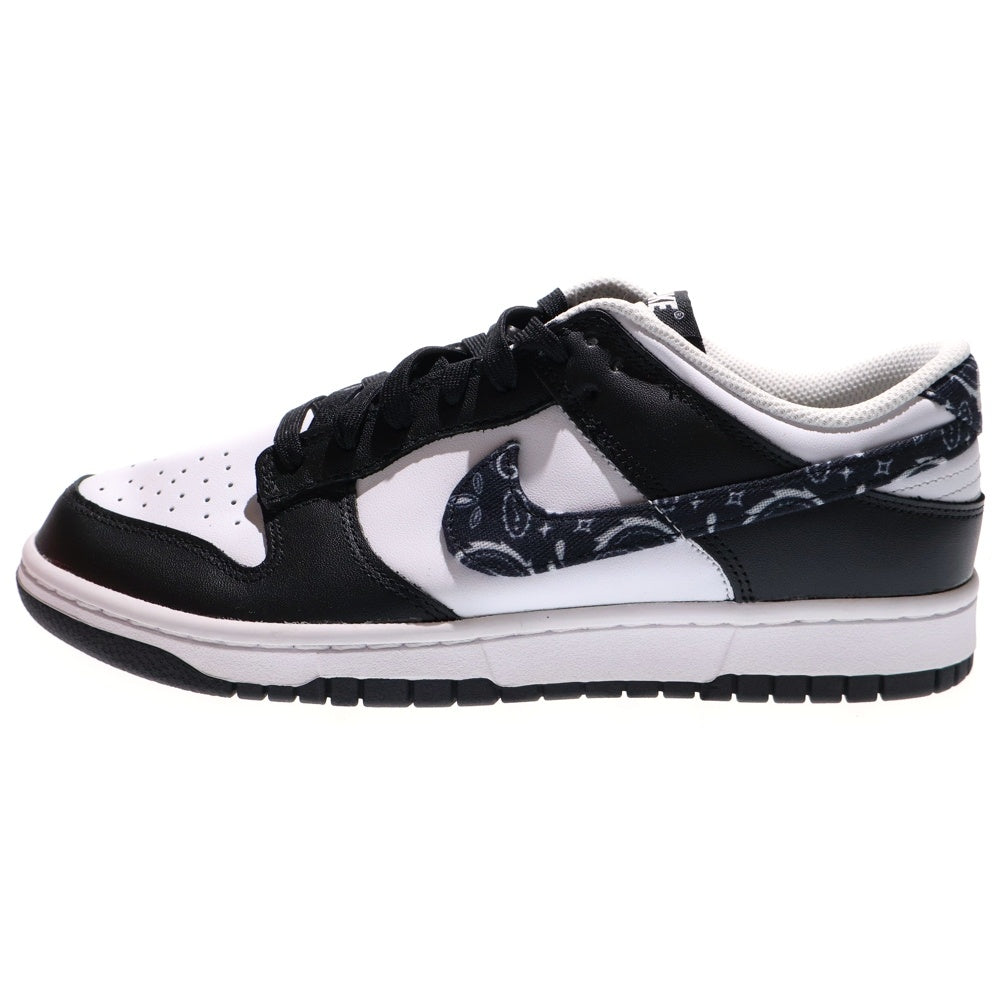 NIKE(ナイキ) WMNS DUNK LOW BLACK PAISLEY ウィメンズ ダンク ロー ブラックペイズリー ローカットスニーカー ブラック/ホワイト US10.5/27.5cm DH4401-100 レディース