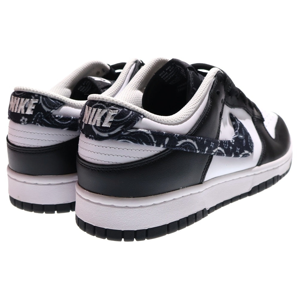 NIKE(ナイキ) WMNS DUNK LOW BLACK PAISLEY ウィメンズ ダンク ロー ブラックペイズリー ローカットスニーカー ブラック/ホワイト US10.5/27.5cm DH4401-100 レディース