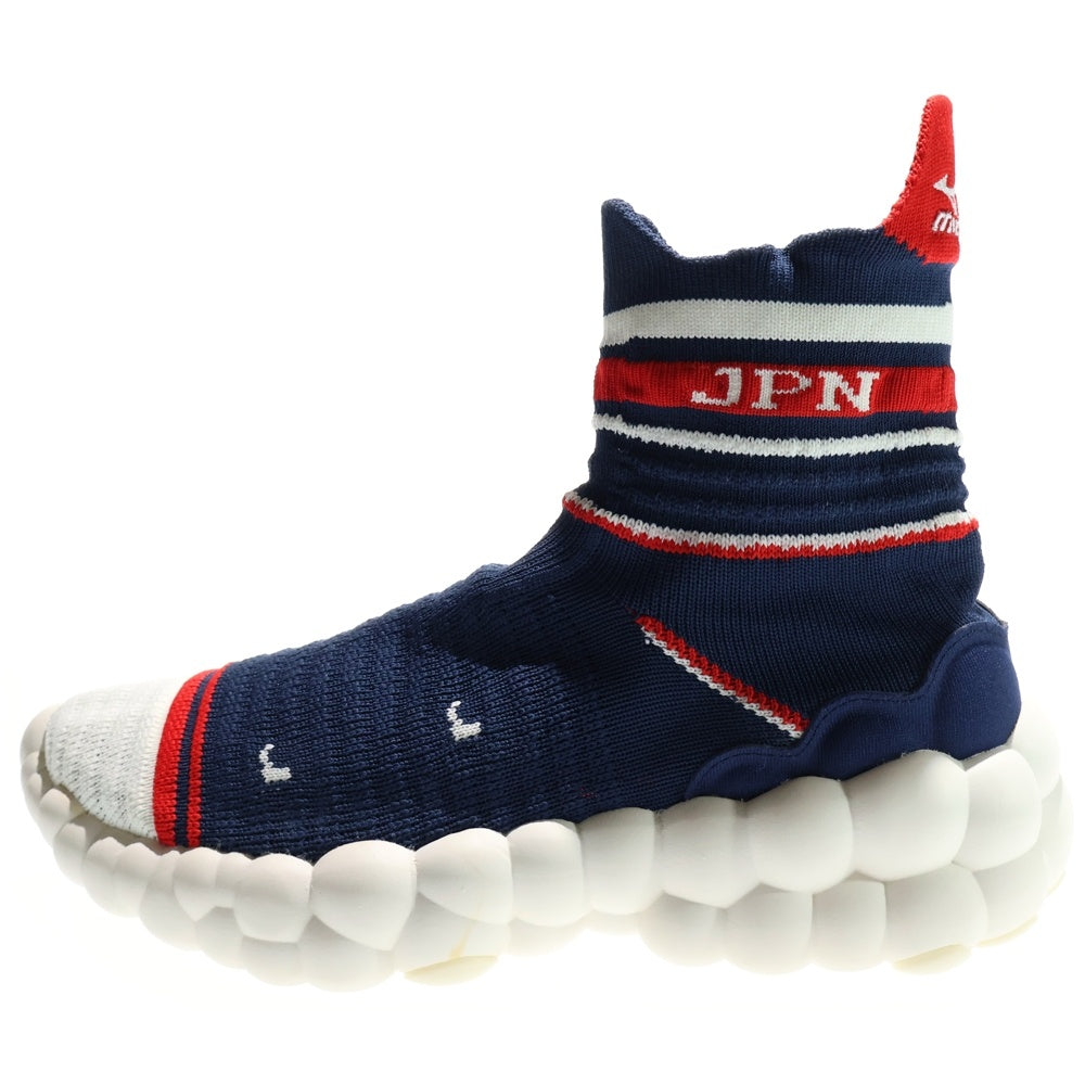 MIZUNO(ミズノ) ENERZY rhrn 2 エナジー ソックス ハイカットスニーカー ネイビー US8/26cm D1GD201214