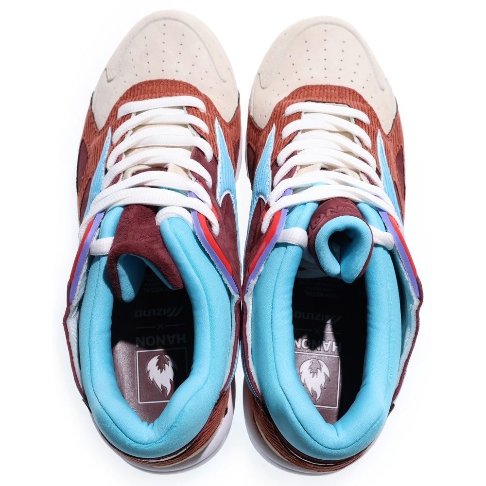 MIZUNO(ミズノ) ×HANON SKY MEDAL ハノン スカイメダル ローカットスニーカー ブラウン/ブルー US9/27cm D1GD194219