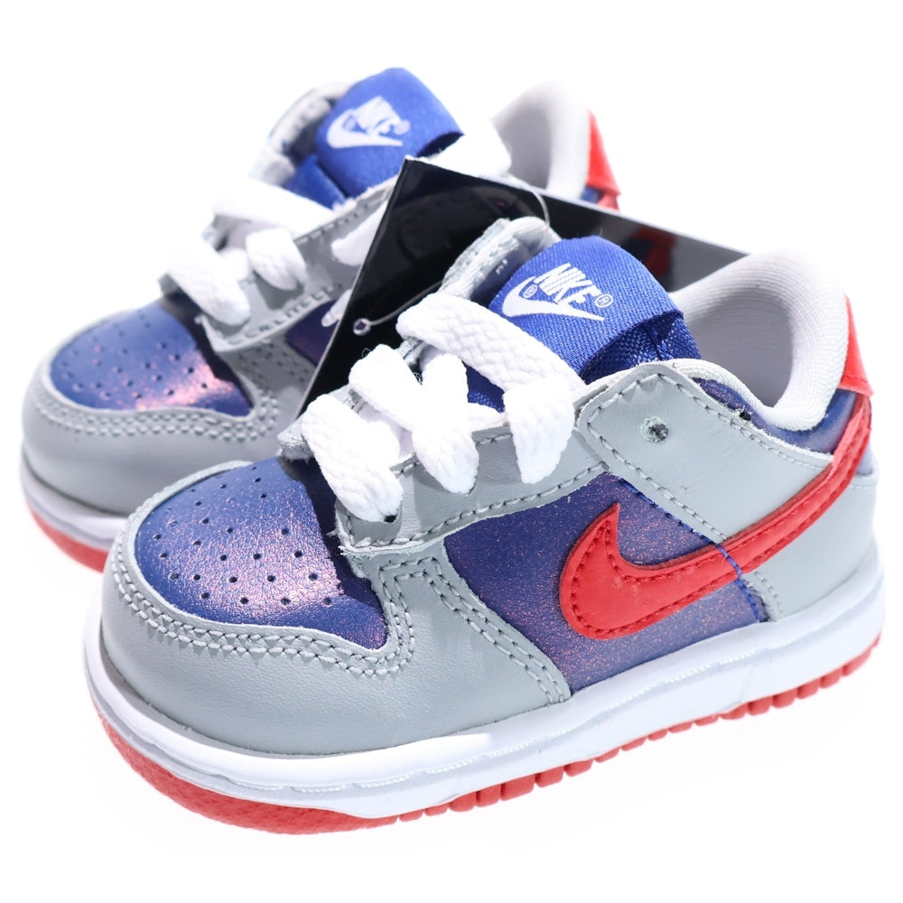 NIKE(ナイキ) TD DUNK LOW SAMBA ダンク ローカットスニーカー サンバ グレー キッズ 3C/9cm DB4605-400