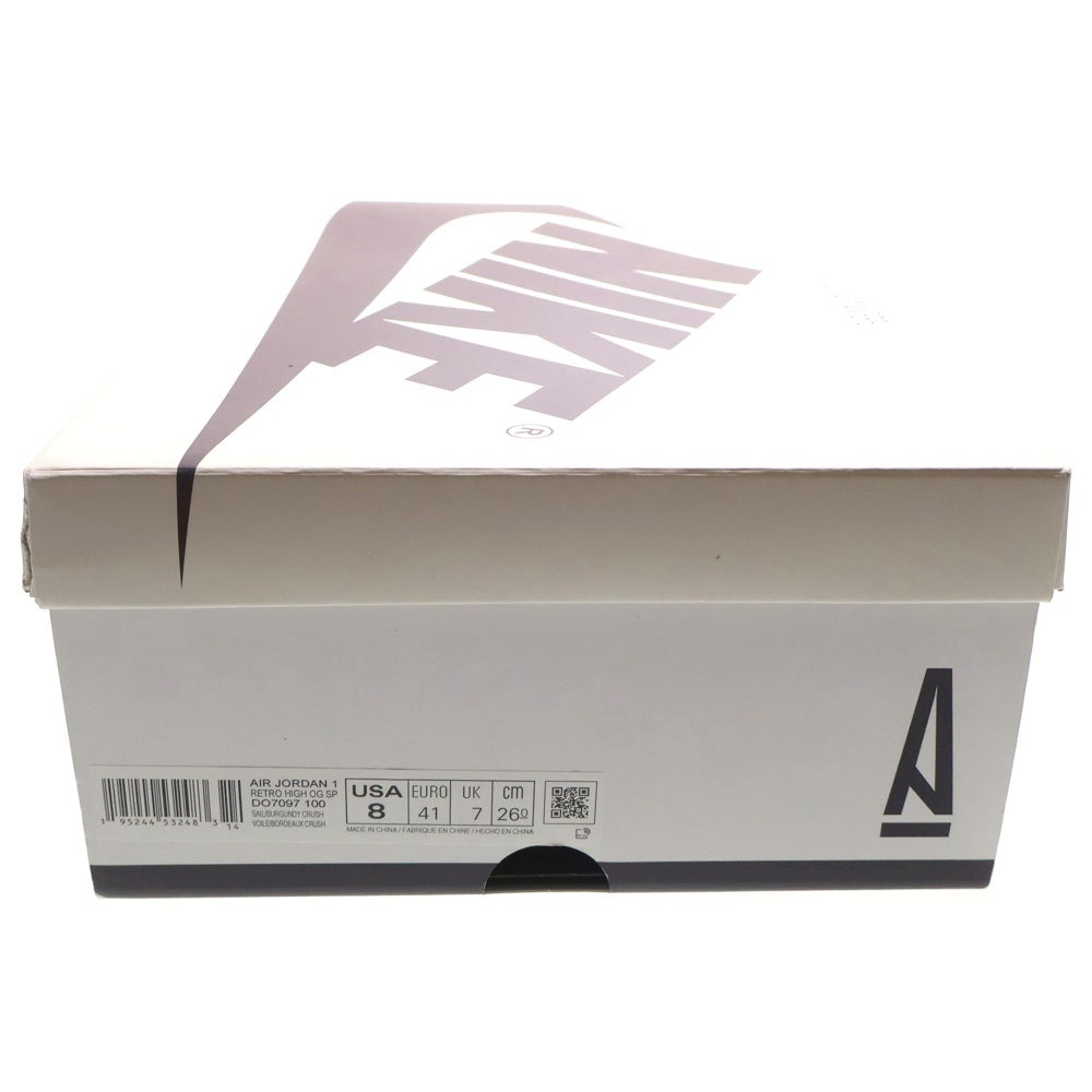 NIKE(ナイキ) ×A MA MANIERE AIR JORDAN 1 RETRO HIGH OG SP アママニエール エアジョーダン1 ハイカットスニーカー アイボリー US8/26cm DO7097-100
