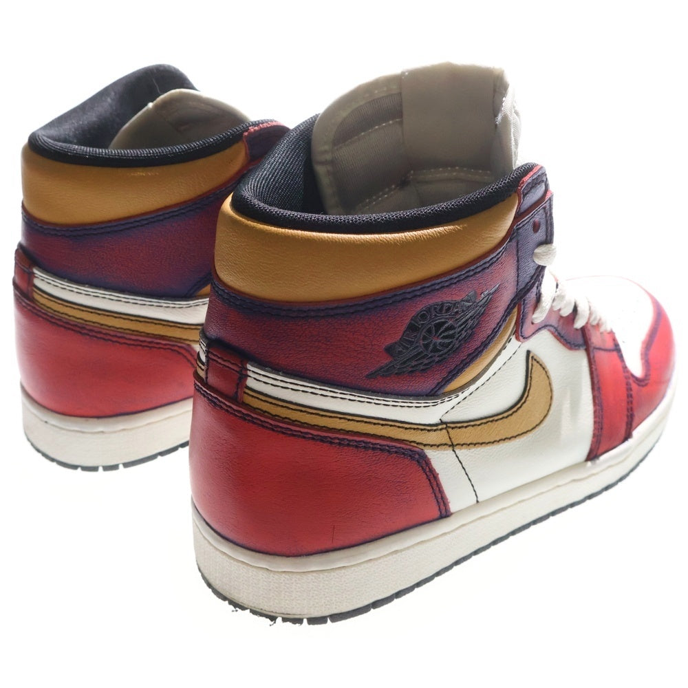 NIKE(ナイキ) AIR JORDAN 1 RETRO HIGH LA TO CHICAGO エアジョーダン1 エルエー トゥー シカゴ ハイカットスニーカー イエロー/レッド US8/26cm CD6578-507