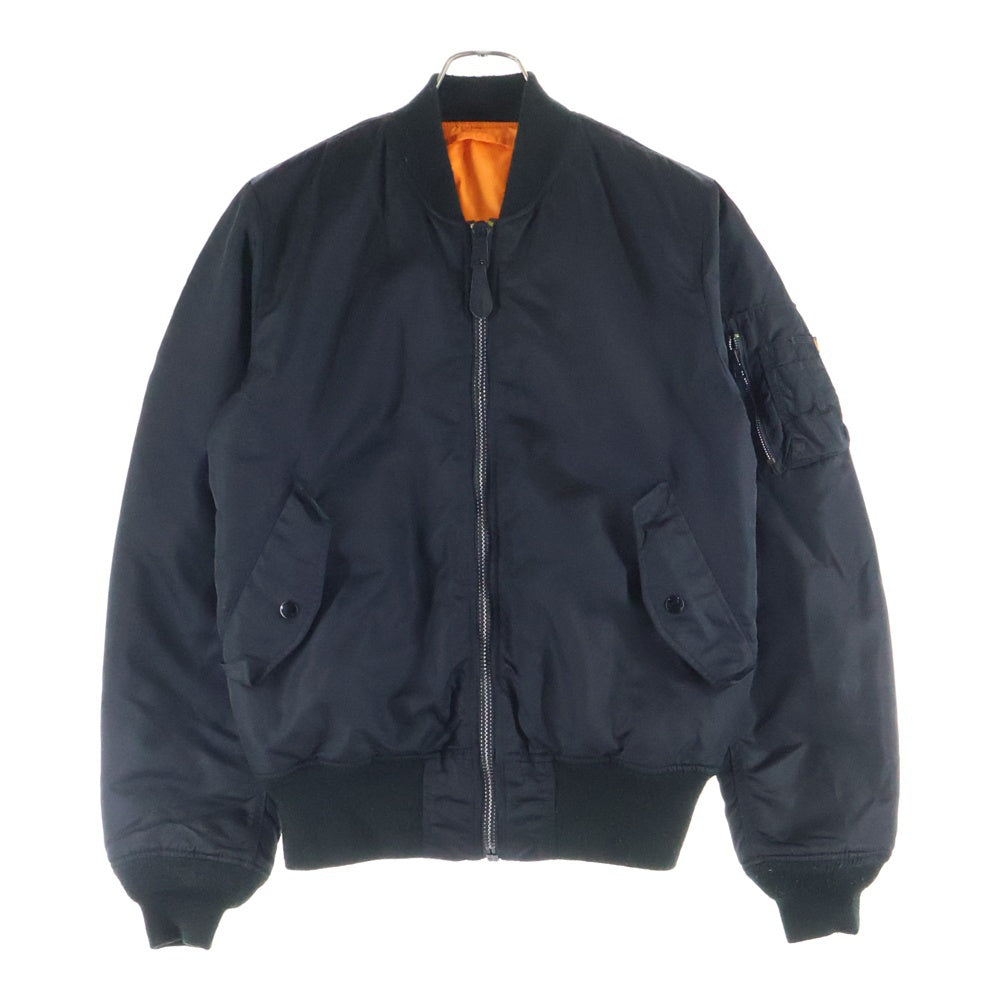 ALPHA INDUSTRIES(アルファ インダストリーズ) MA-1 リバーシブル ボンバージャケット ブラック/オレンジ MIL-J-82790J