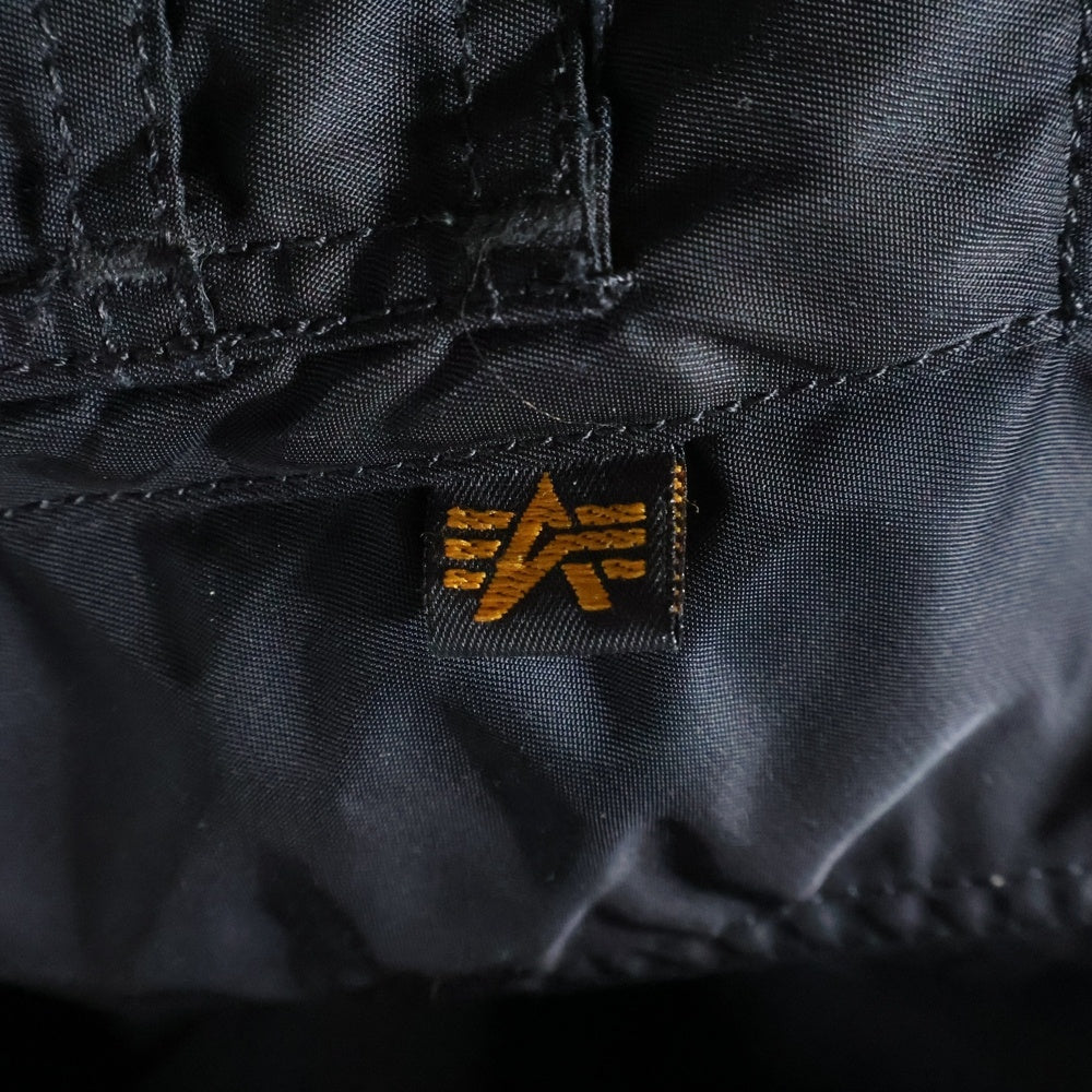 ALPHA INDUSTRIES(アルファ インダストリーズ) MA-1 リバーシブル ボンバージャケット ブラック/オレンジ MIL-J-82790J