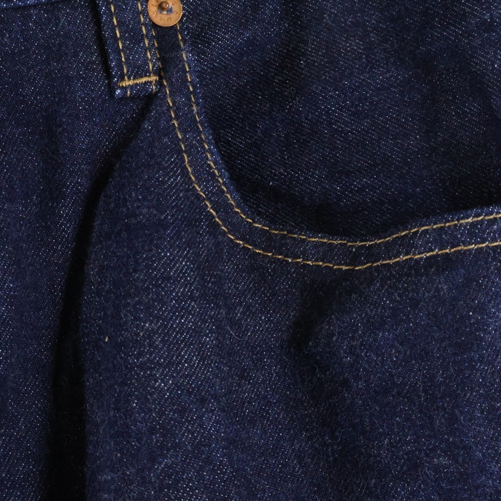 MINEDENIM(マインデニム) テーパード デニム パンツ インディゴ FPK109-80-342-10