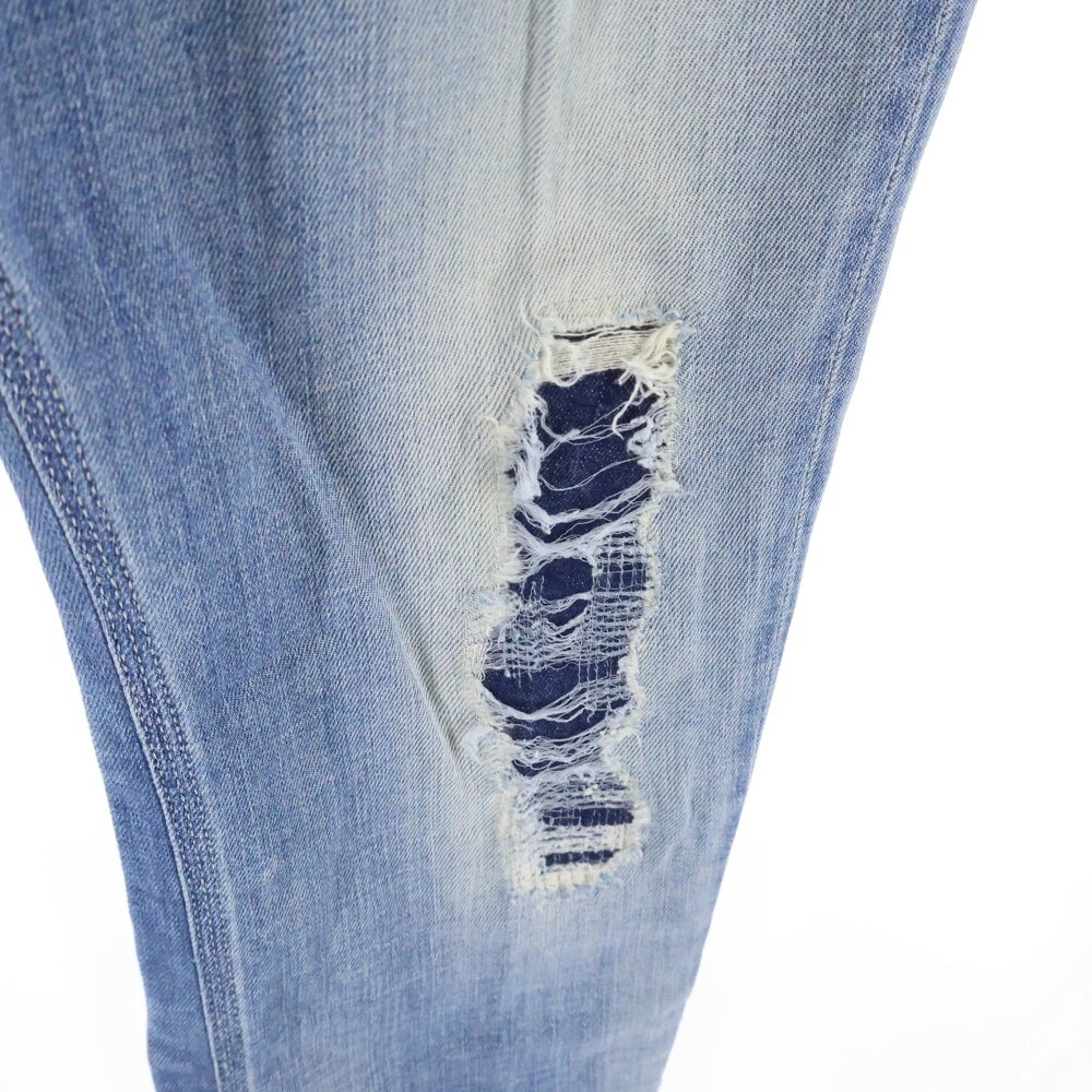 DIESEL(ディーゼル) 18SS SLEENKER スリムフィット ダメージ加工 ストレート スキニーパンツ デニムパンツ インディゴ