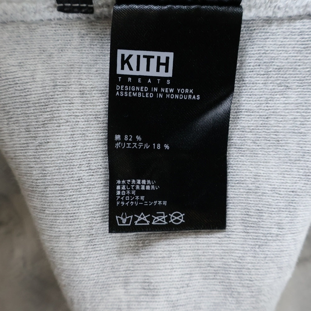 KITH(キス) ×Champion Got Treats チャンピオン フロントプリント クルーネック スウェットトレーナー グレー KH2305