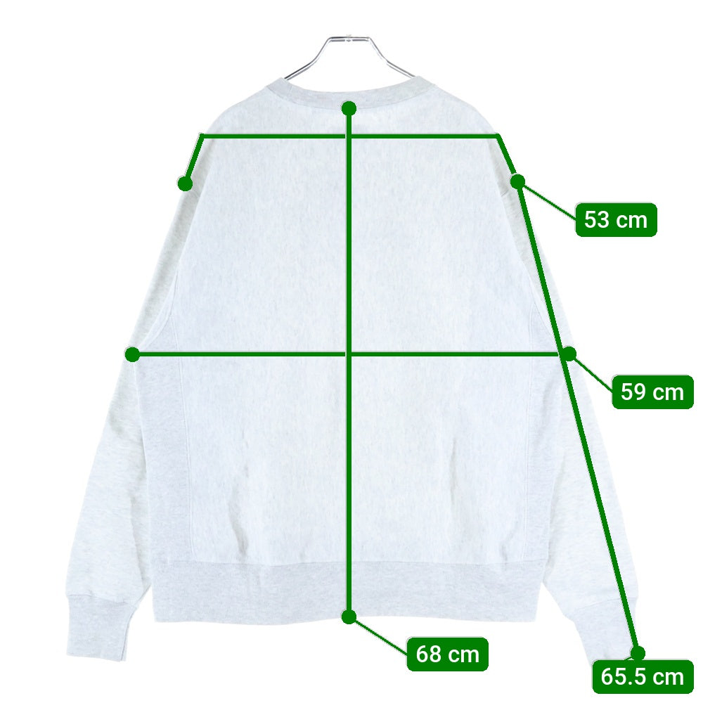 KITH(キス) ×Champion Got Treats チャンピオン フロントプリント クルーネック スウェットトレーナー グレー KH2305