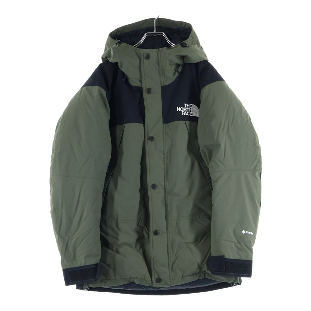 THE NORTH FACE(ザノースフェイス) MOUNTAIN DOWN JACKET GORE-TEX ゴアテックス フーデッド マウンテン ダウンジャケット カーキ ND91930