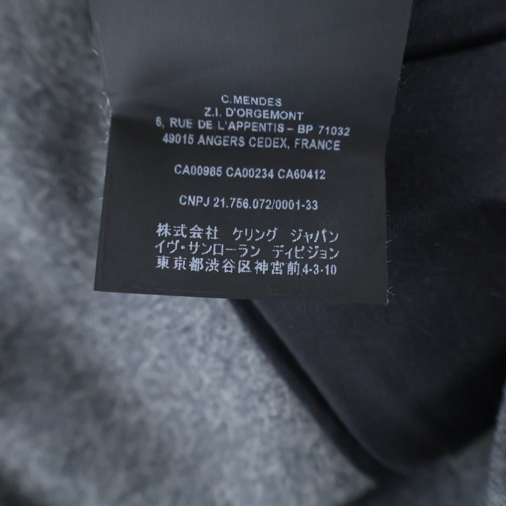 SAINT LAURENT PARIS(サンローランパリ) ダブルブレスト ピークドラペル ウール テーラードジャケット グレー レディース 687628 Y3D46