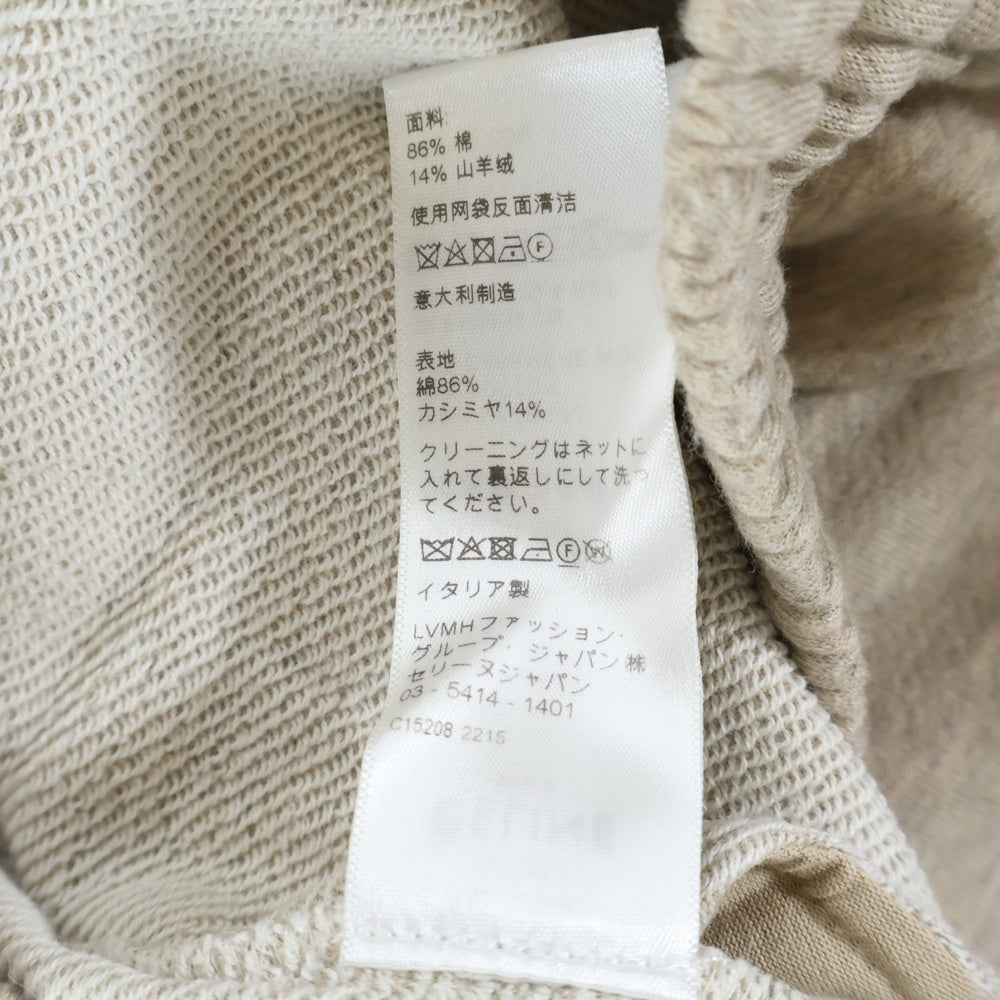 CELINE(セリーヌ) 22AW トリオンフ ロゴ コットン カシミヤ ニット スウェットパンツ ベージュ レディース 2Z211450I