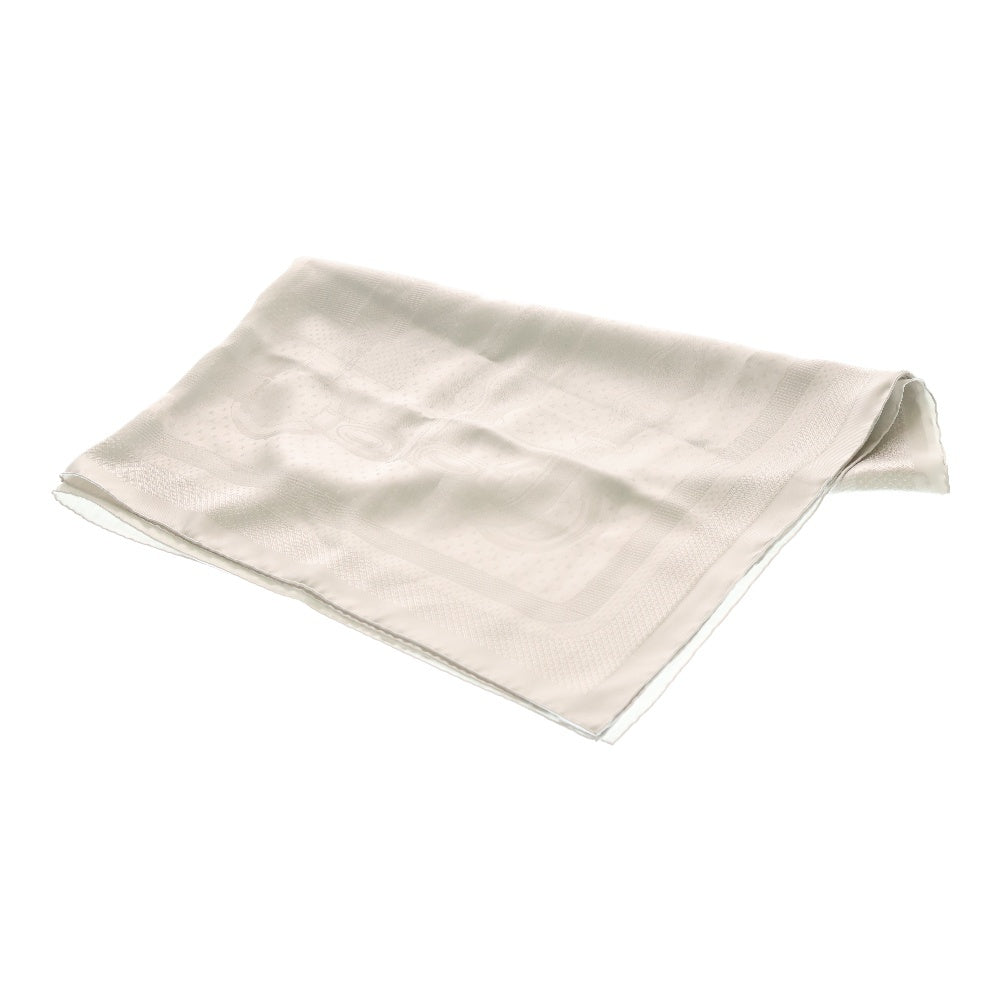 HERMES(エルメス) シルク スカーフ ポンチョ ケープ シルバー レディース