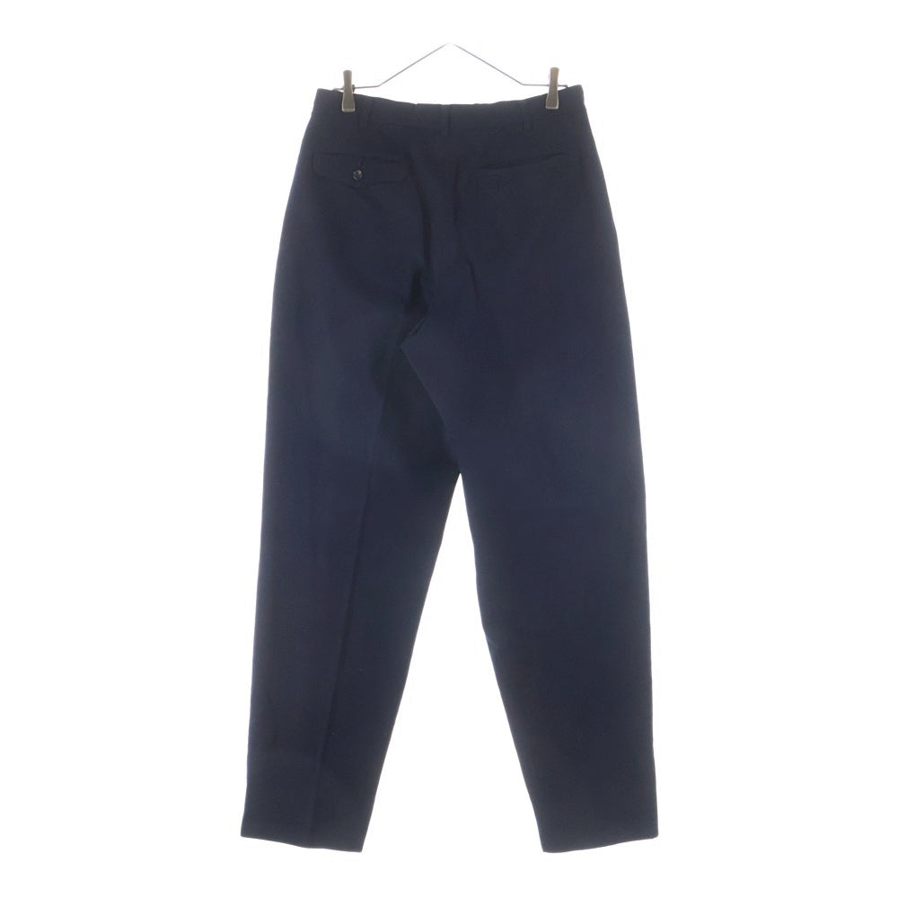 COMME des GARCONS(コムデギャルソン) 90S ウール 2タック ワイド テーパード スラックスパンツ ネイビー PP-05061L