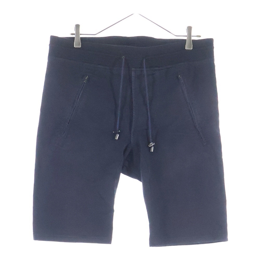 JIL SANDER(ジルサンダー) コットン ドローストリング スウェット ハーフ ショートパンツ ショーツ ネイビー 709014
