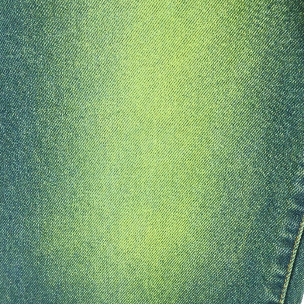 SUPREME(シュプリーム) 23AW Regular Jean Overspray Green レギュラー ジーン ストレート デニムパンツ グリーン