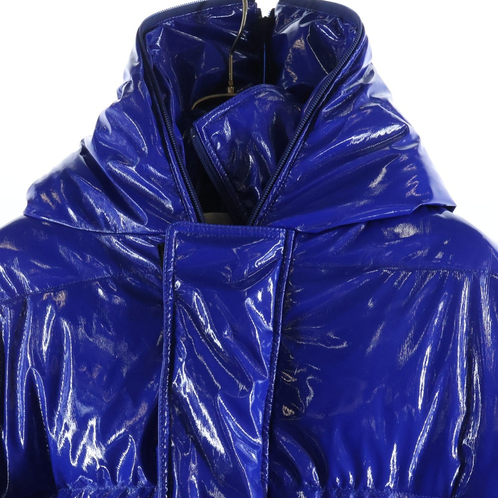 VETEMENTS(ヴェトモン) 17AW MISS WEBCAM PUFFER JACKET バックプリント レイヤード パファー ジャケット ブルー レディース WAH18JA9