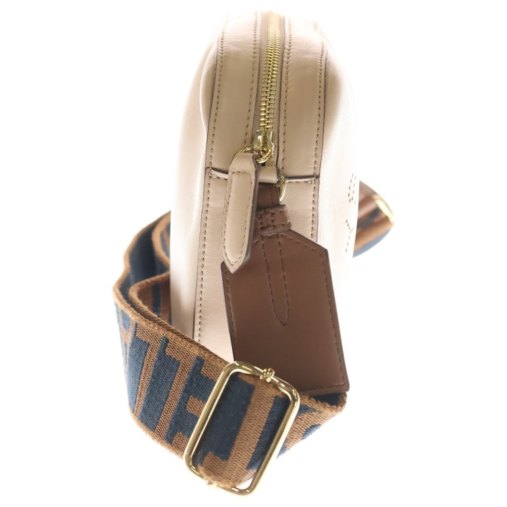 STELLA McCARTNEY(ステラマッカートニー) ロゴ ミニ カメラ レザー ショルダーバッグ ベージュ 557907 レディース