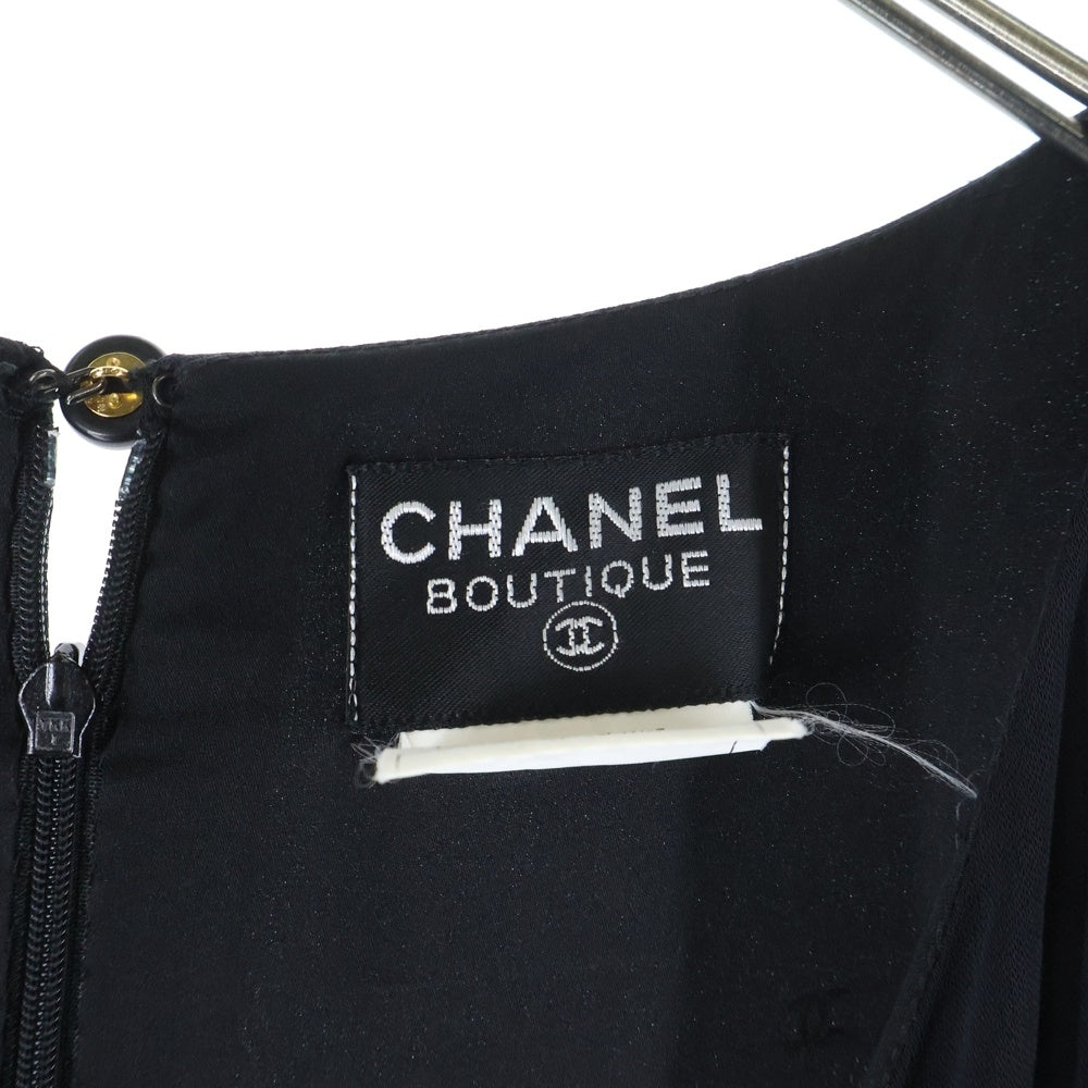 CHANEL BOUTIQUE(シャネルブティック) マキシ丈 レーヨン ドレス/ワンピース ブラック P07490V05507 レディース
