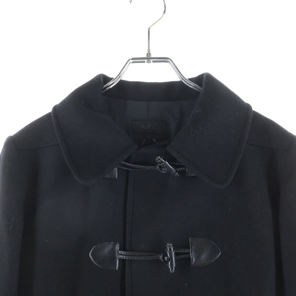 A.P.C(アーペーセー) レインウール ダッフルコート ブラック レディース