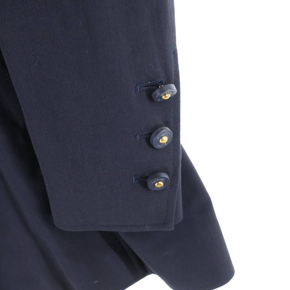 CHANEL BOUTIQUE(シャネルブティック) 7B レインウール シングルテーラードジャケット ブラック P07966V05508 レディース