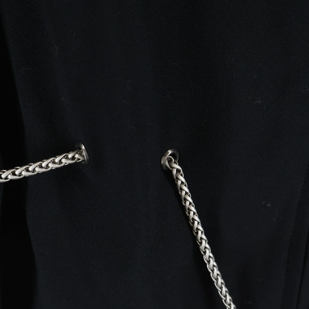 CHANEL BOUTIQUE(シャネルブティック) ココマーク チェーンベルト付き ノーカラージャケット ブラック P11160V06456 レディース