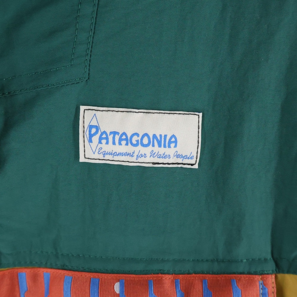 PATAGONIA(パタゴニア) 24SS Isthmus Anorak Pullover イスマス リサイクルナイロン ハーフジップ アノラック プルオーバージャケット グリーン/ベージュ 26515SP24