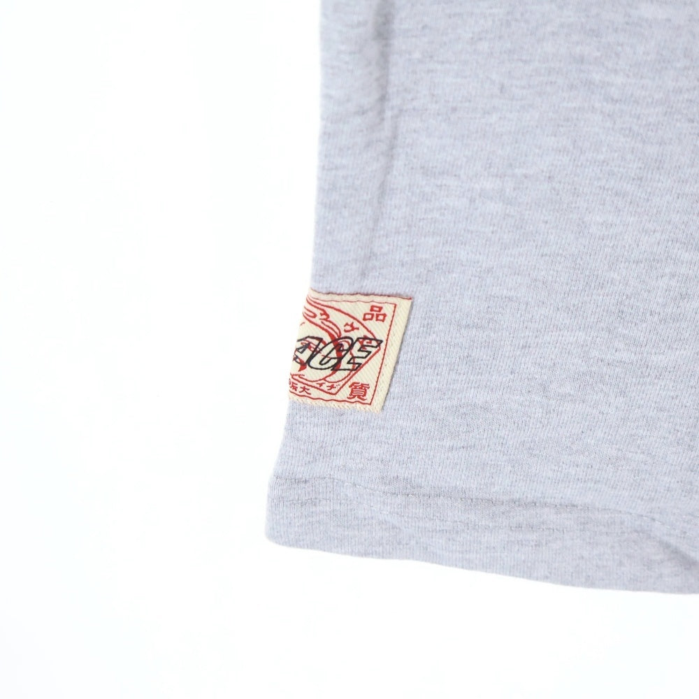 Palace Skateboards(パレススケートボーズ) 24SS ×Evisu Seagull Raglan T-shirt エビス シーガル ラグラン 半袖Tシャツ カットソー グレー P24EVES002