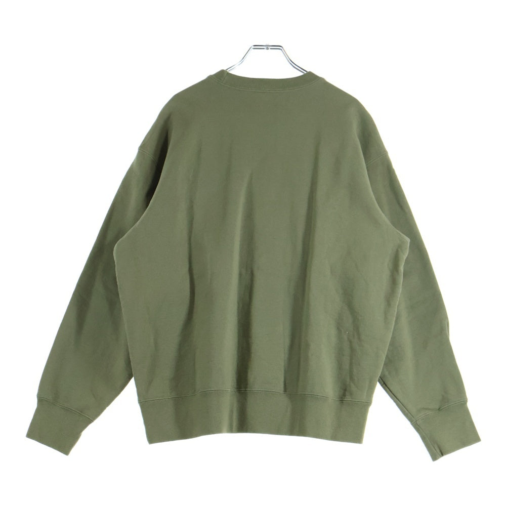 SUPREME(シュプリーム) 21AW ×WTAPS Crewneck ダブルタップス ロゴプリント クルーネック スウェット トレーナー カーキ