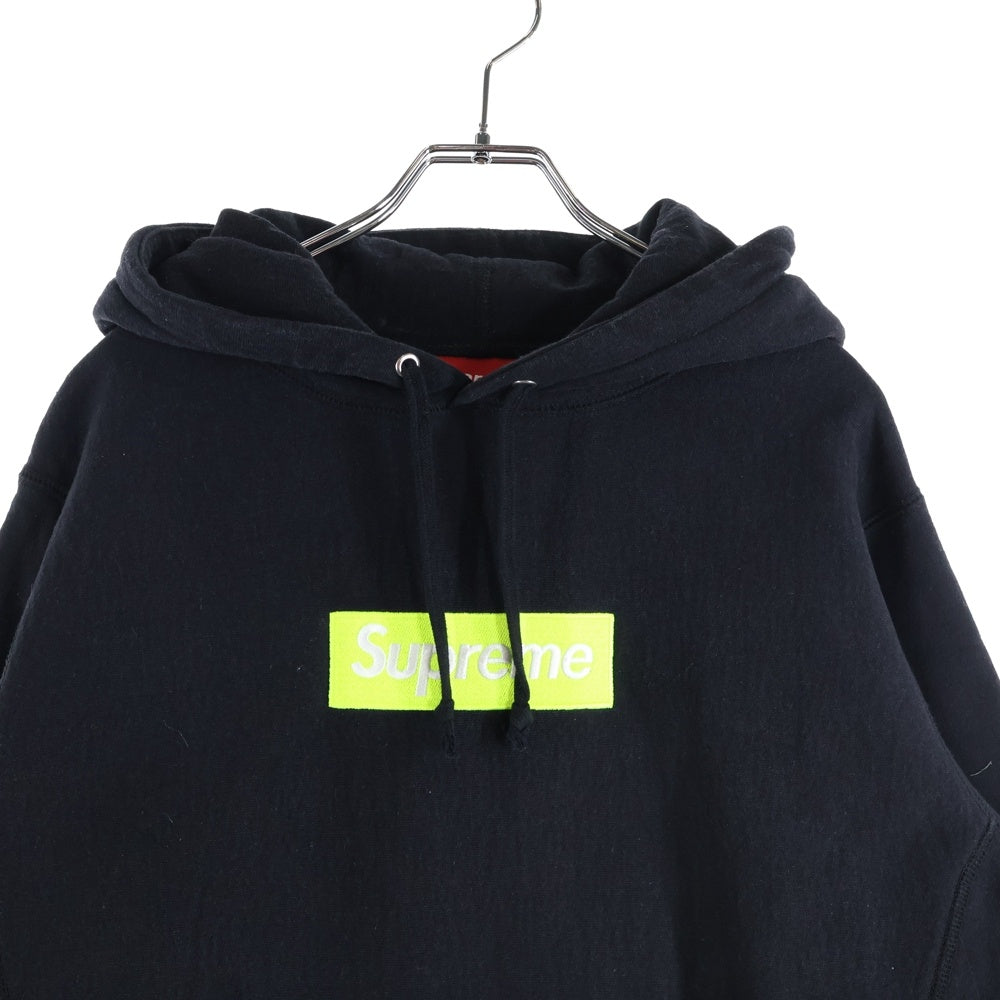 SUPREME(シュプリーム) 17AW Box Logo Hooded Sweatshirt ボックスロゴ スウェット プルオーバーパーカー ブラック/イエロー