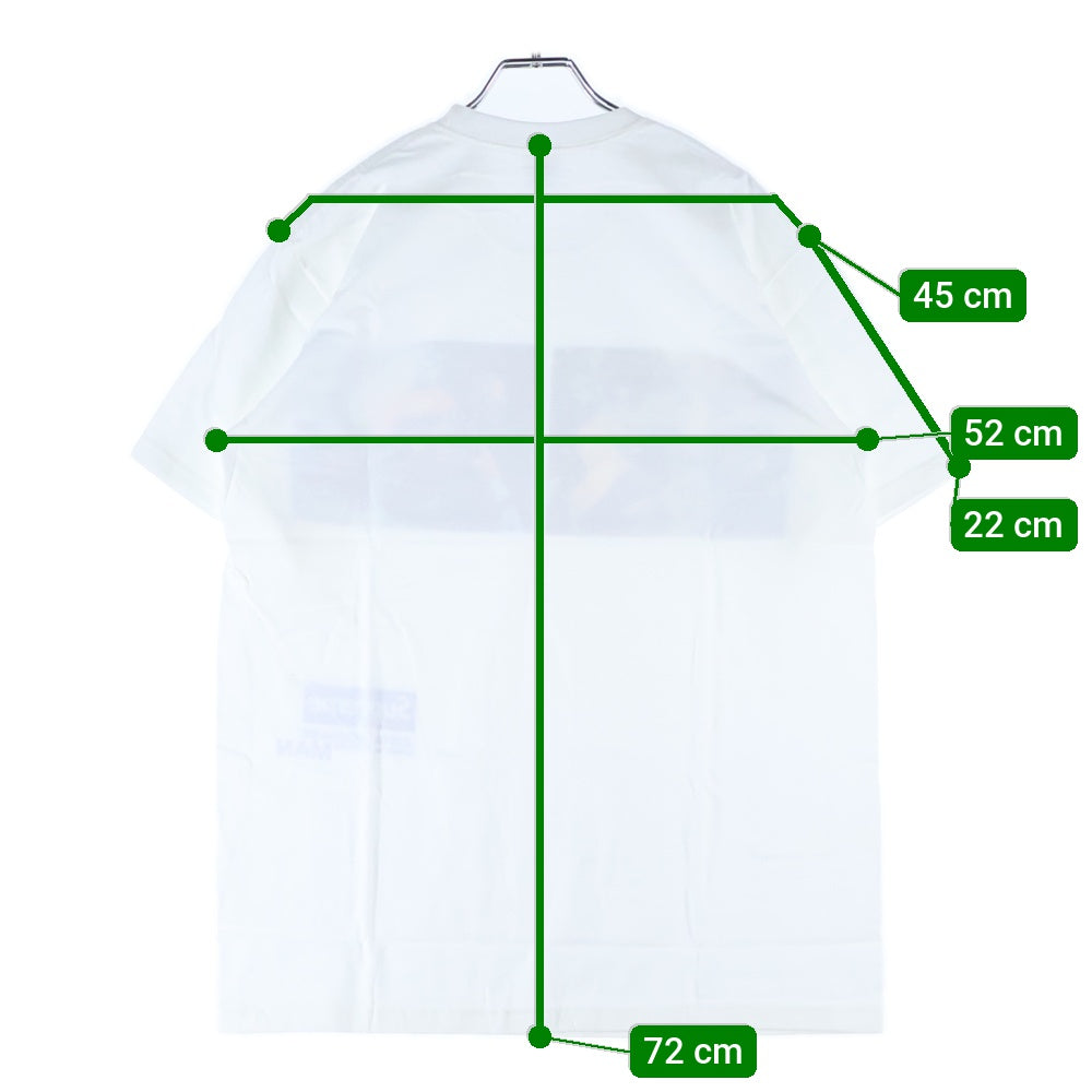 SUPREME(シュプリーム) 21AW ×JUNYA WATANABE COMME des GARCONS MAN Nature Tee ジュンヤワタナベ コムデギャルソンマン ネイチャー プリント クルーネック 半袖Tシャツ ホワイト