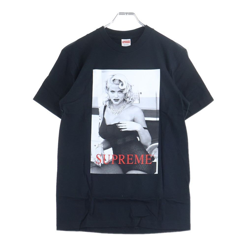 SUPREME(シュプリーム) 21SS Anna Nicole Smith Tee アンナ ニコル スミス フォトプリント クルーネック 半袖Tシャツ カットソー ブラック