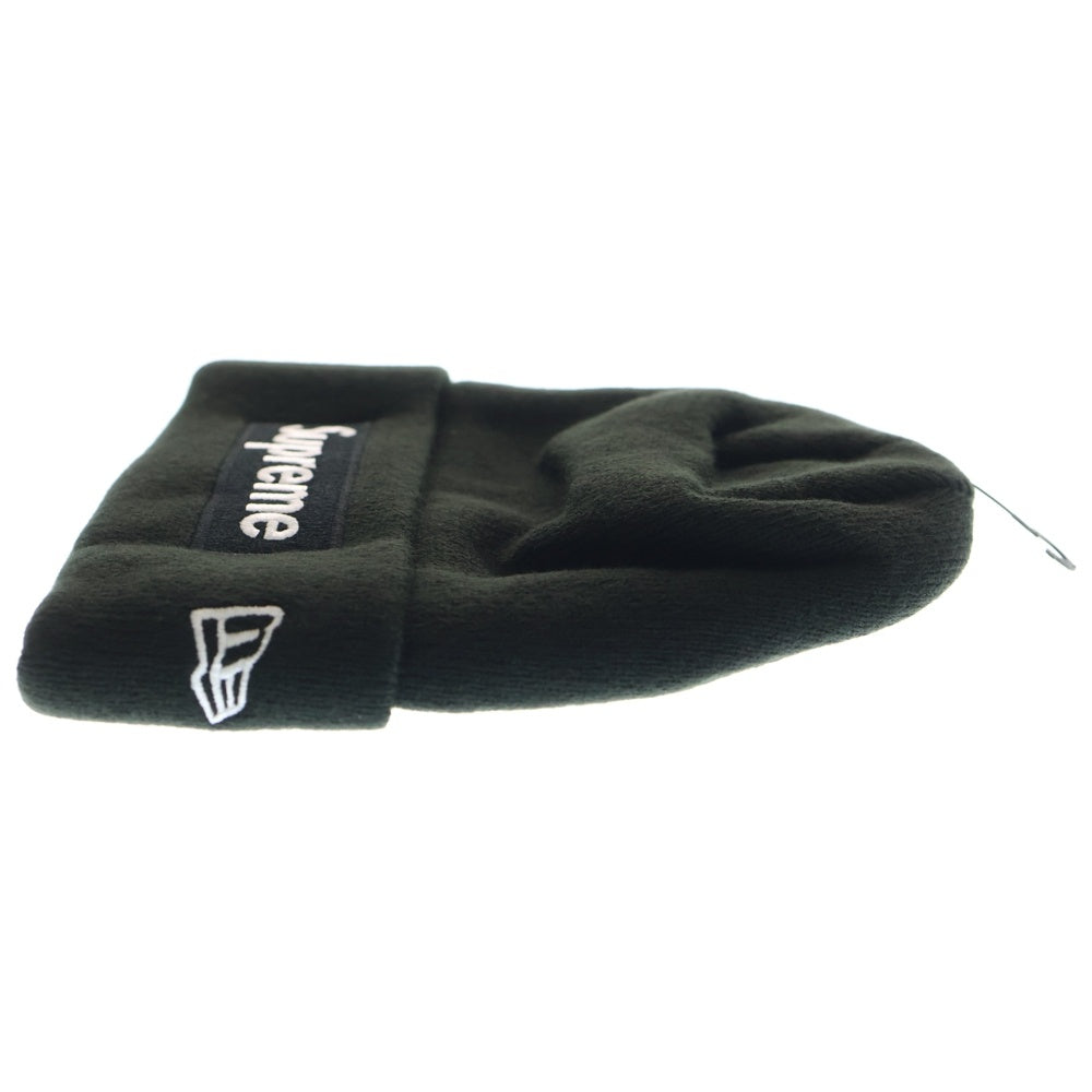 SUPREME(シュプリーム) 23AW ×New Era Box Logo Beanie ニューエラ ボックスロゴ ビーニー ニット帽 帽子 ブラック