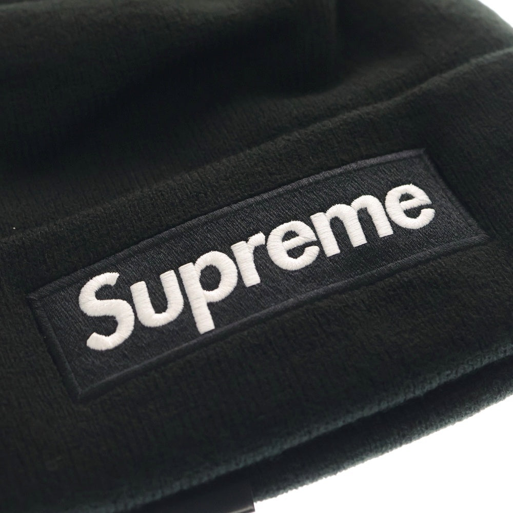 SUPREME(シュプリーム) 23AW ×New Era Box Logo Beanie ニューエラ ボックスロゴ ビーニー ニット帽 帽子 ブラック