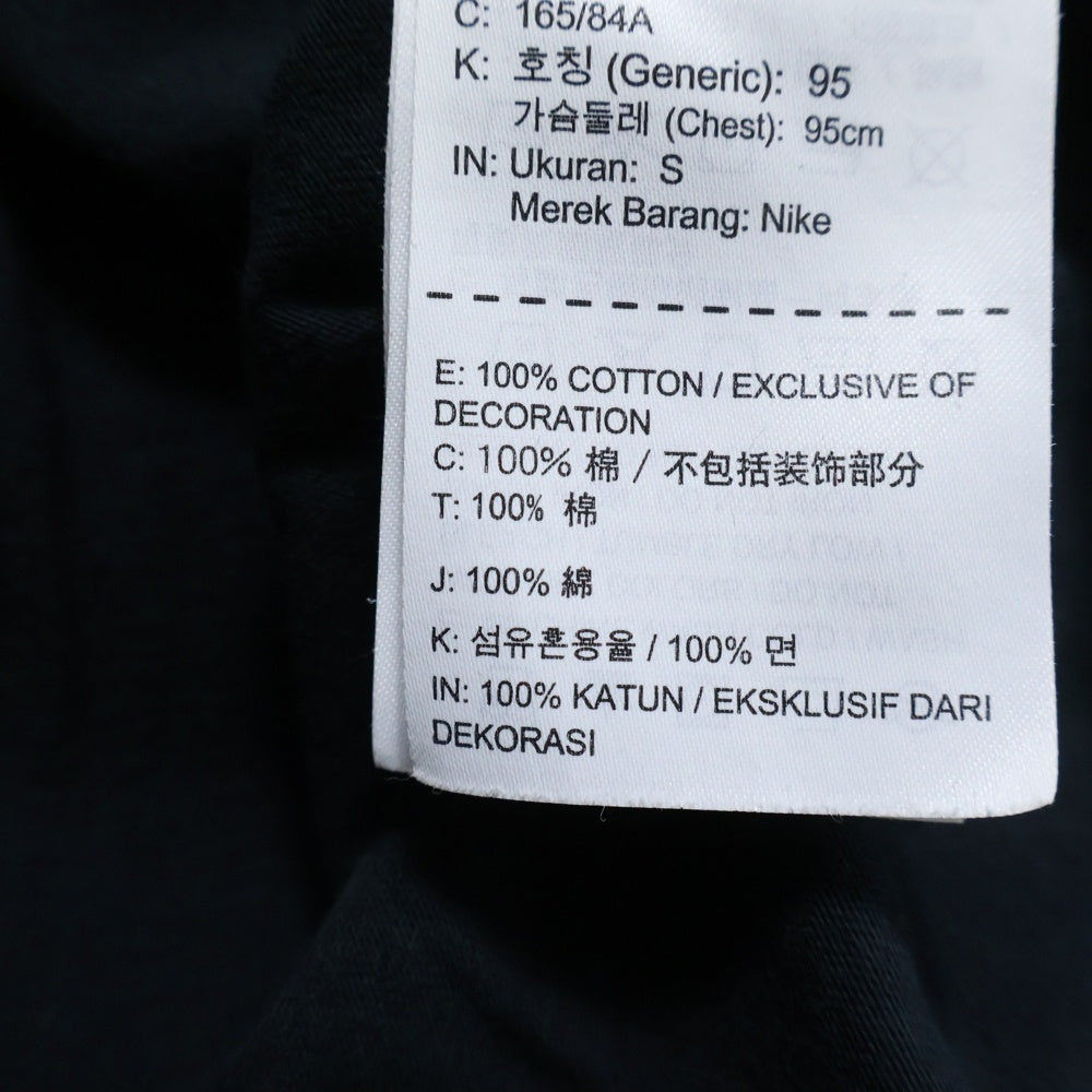 NIKE(ナイキ) ×OFF-WHITE NRG A6 TEE フロントプリント クルーネック 半袖Tシャツ カットソー ブラック BQ0827-010