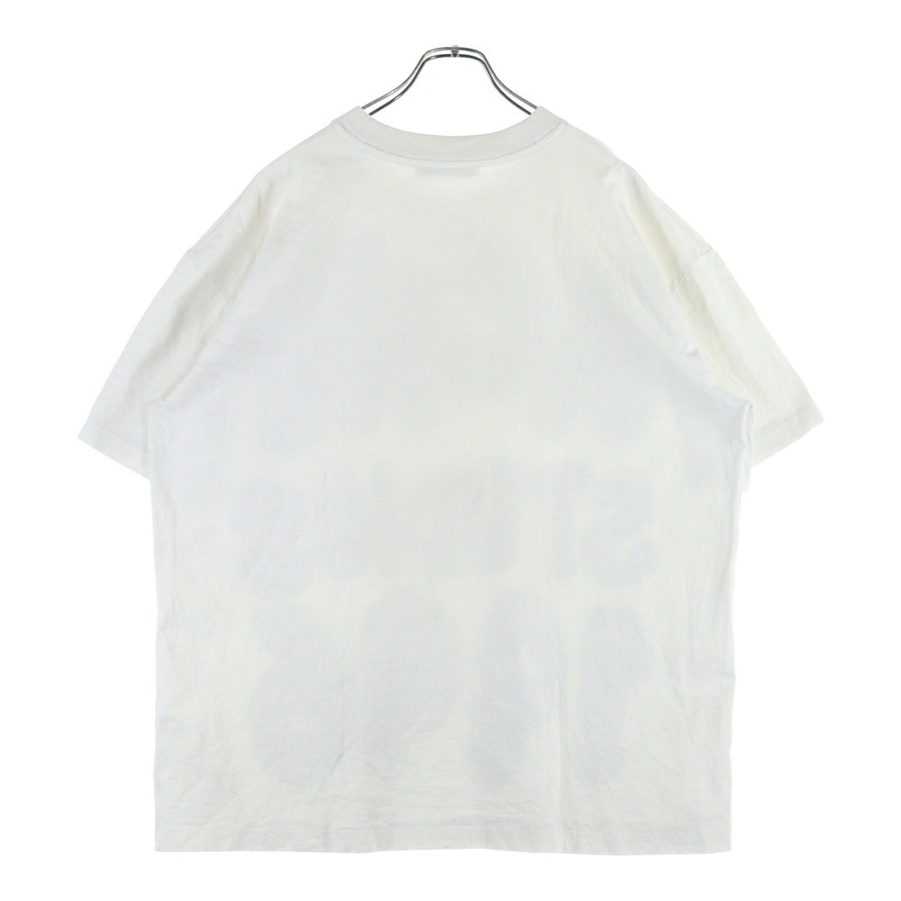 Acne Studios(アクネ ストゥディオズ) 1996 スプレーアニメーション ロゴプリント クルーネック 半袖Tシャツ カットソー ホワイト/ブラック FN-UX-TSHI000116
