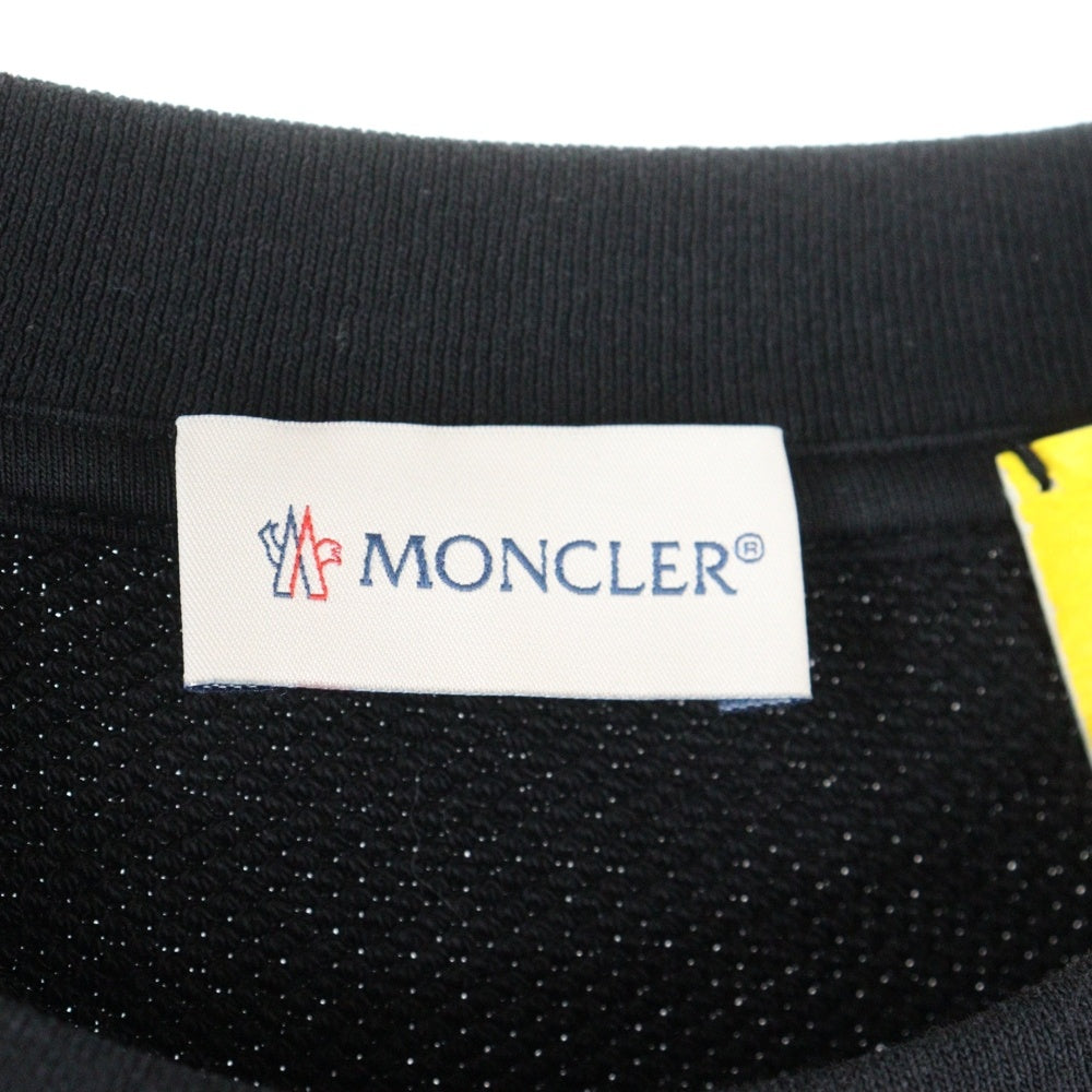 MONCLER(モンクレール) 22AW ×HYKE SWEATSHIRT ハイク クルーネック ロゴ スウェット トレーナー ブラック H209K8G00001 M2719