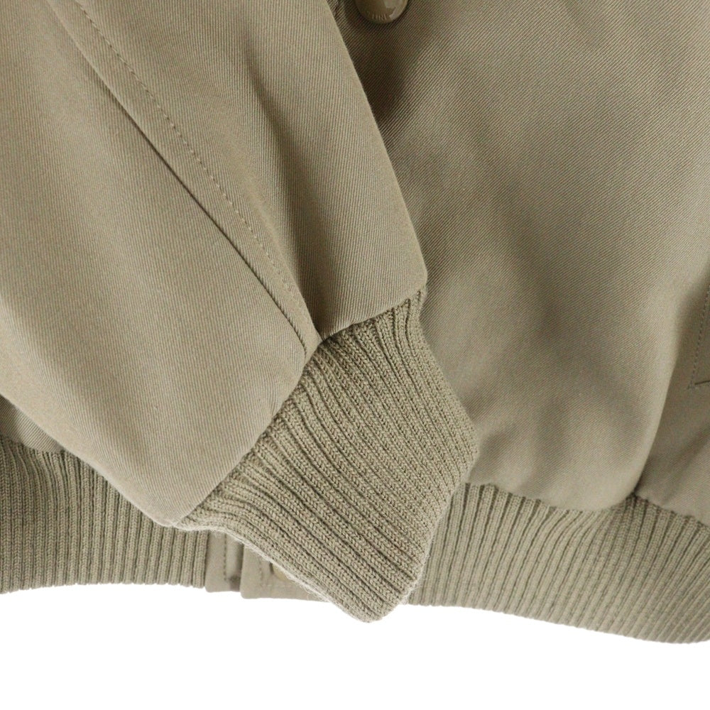 CELINE(セリーヌ) 26SS TRIOMPHE TEDDY JACKET トリオンフ ウール&コットンギャバジン テディジャケット ベージュ 2V91Q984C.02CM