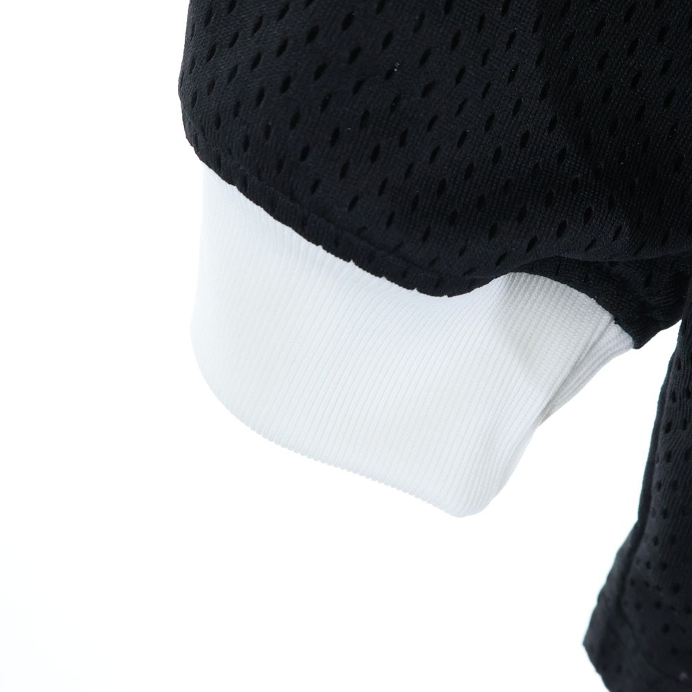 WTAPS(ダブルタップス) 24AW NETMINDER/LS/POLY ネットマインダー メッシュジャージ ホッケーシャツ クルーネック長袖Tシャツ カットソー ブラック 242ATDT-CSM12