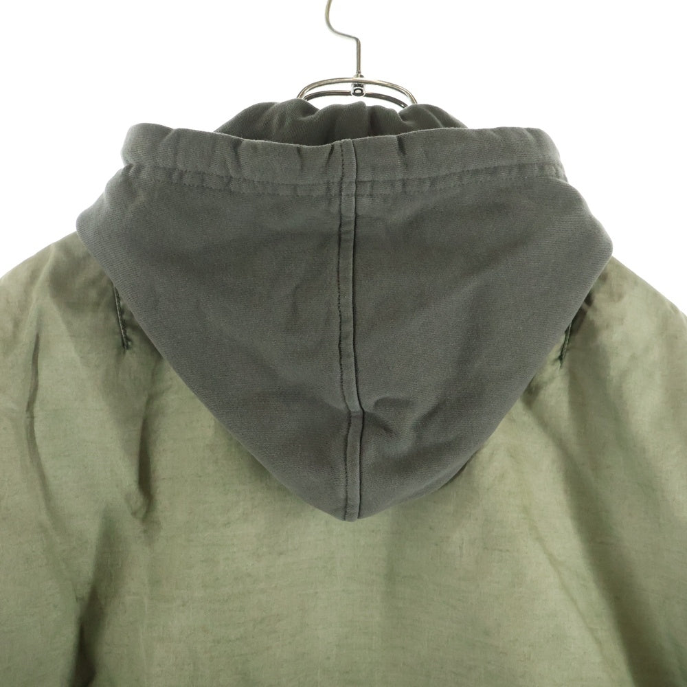 DIESEL(ディーゼル) J-COMMON セパレートフード 染加工 フライトジャケット カーキ A10500
