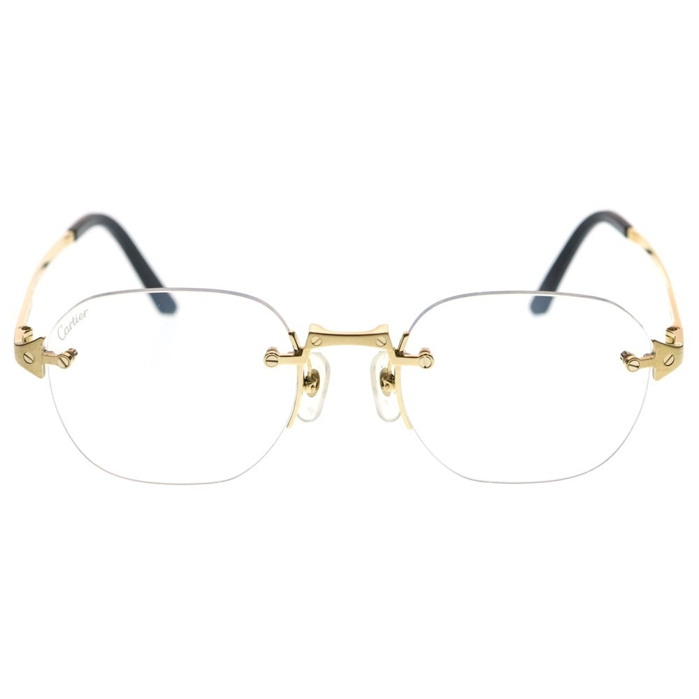 Cartier(カルティエ) ビスモチーフ リムレス メガネ サングラス アイ