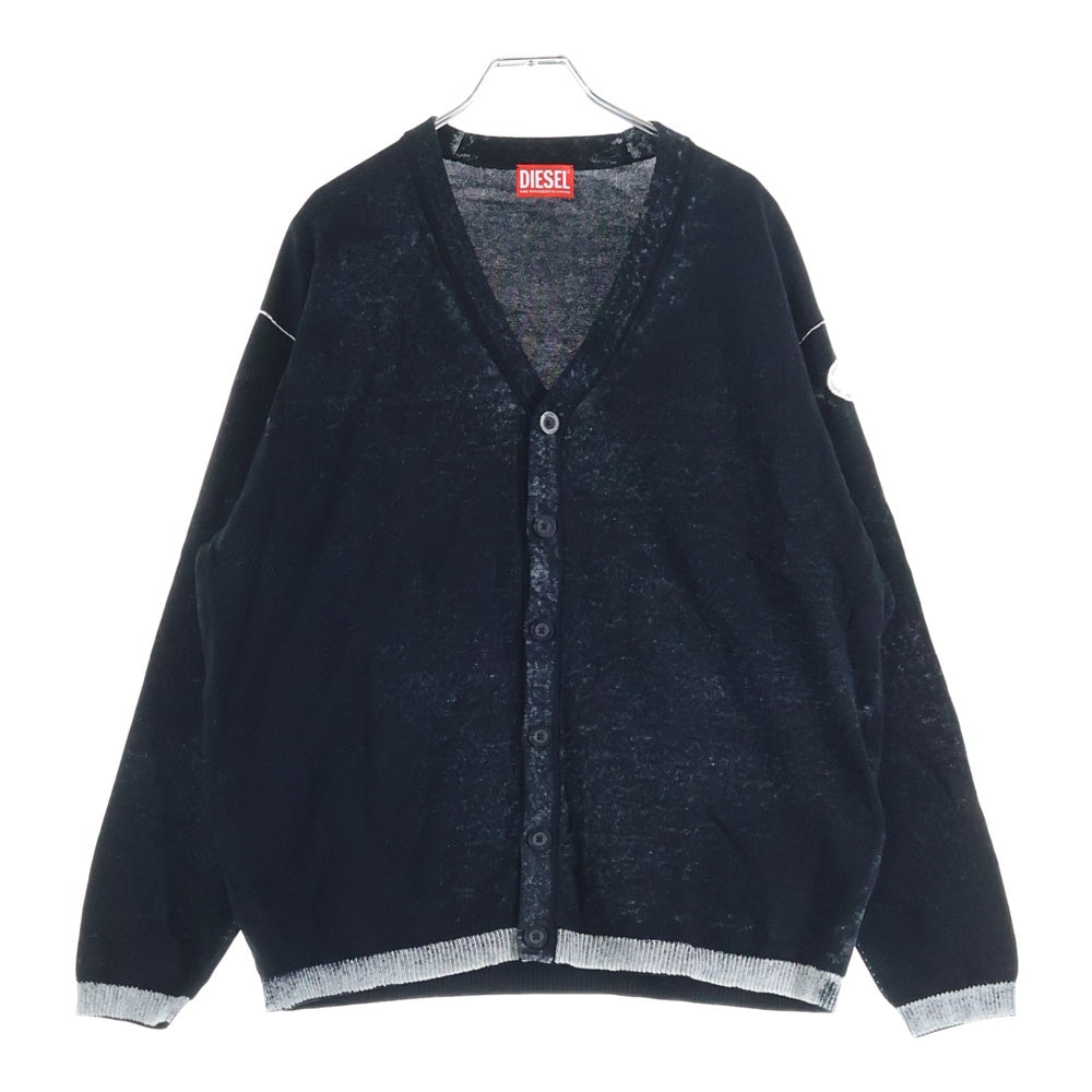 DIESEL(ディーゼル) K-LAREMCE-CARDIGAN-B ニット カーディガン ブラック A11190