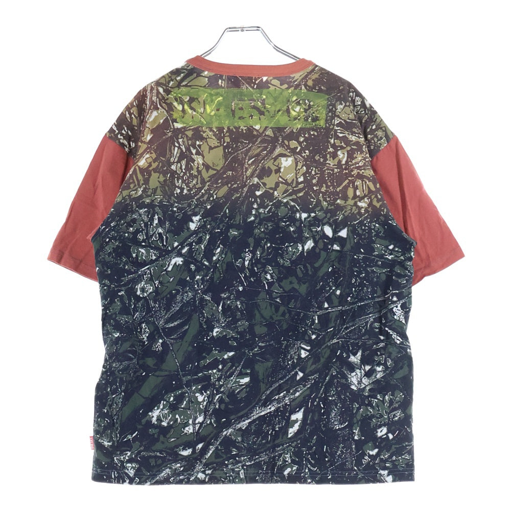 DIESEL(ディーゼル) T-BOXT-CAMOU グラデーションカモ クルーネック半袖Tシャツカットソー マルチ A16763