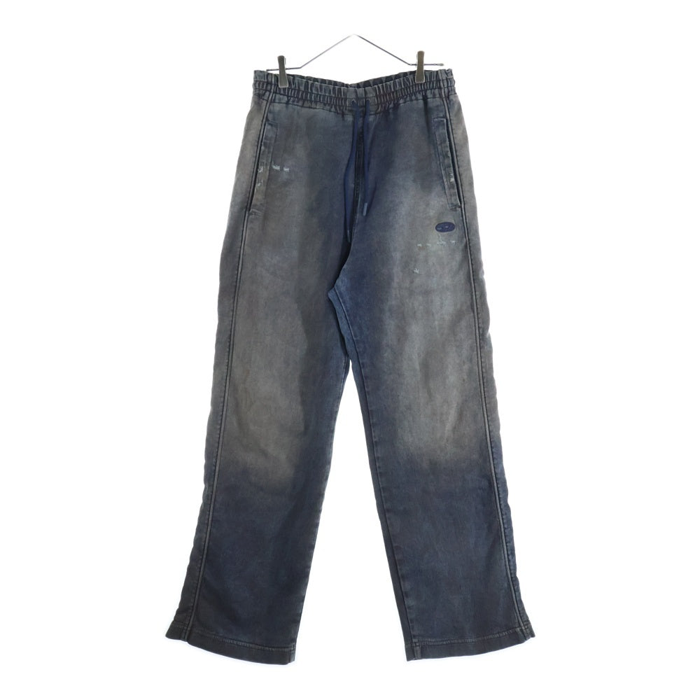 DIESEL(ディーゼル) D-MARTIANS TRACK ストレートレッグ ウォッシュド加工 トラックデニムパンツ インディゴ A11941