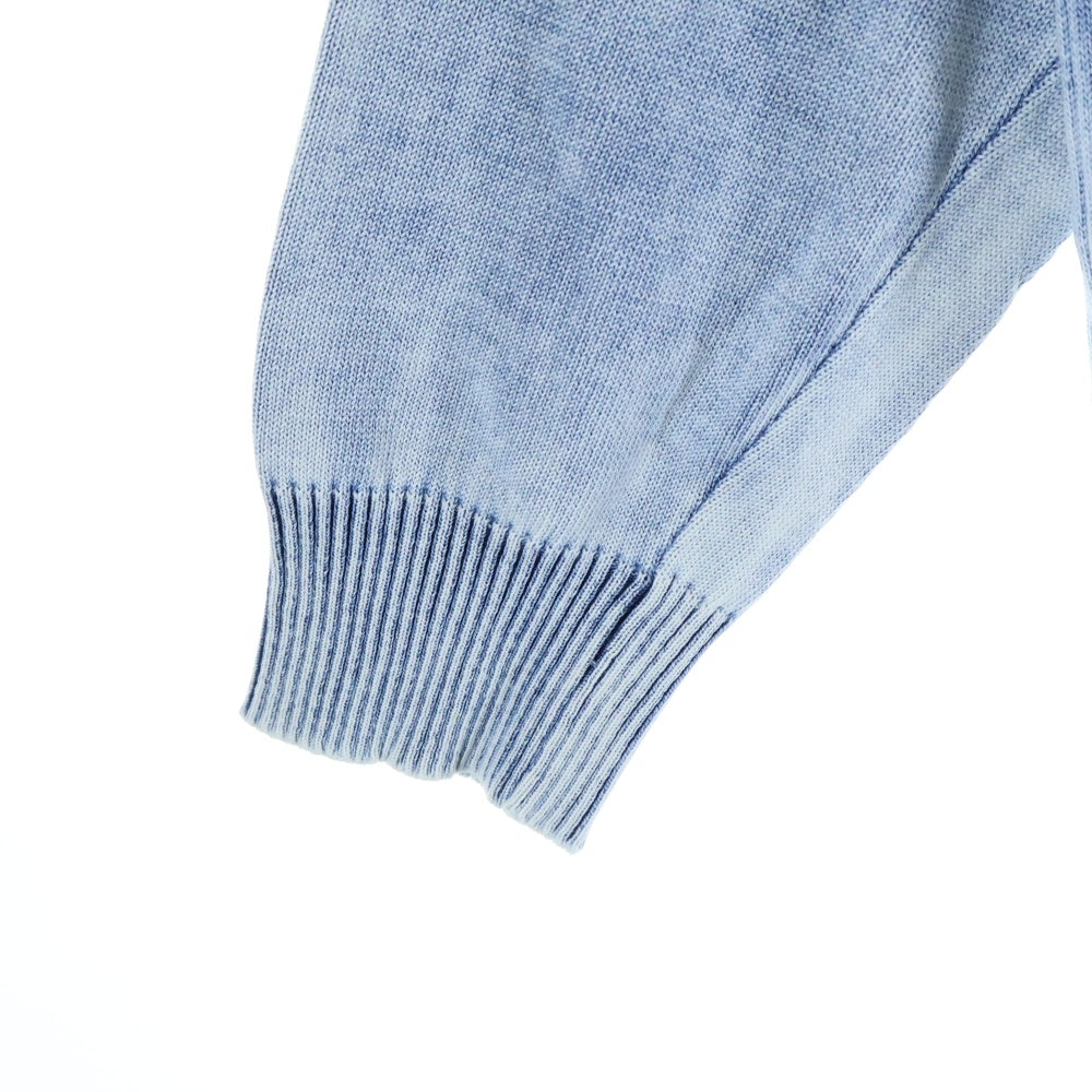 DIESEL(ディーゼル) K-ZENO デニムモチーフ ニットカーディガン ブルー A12462