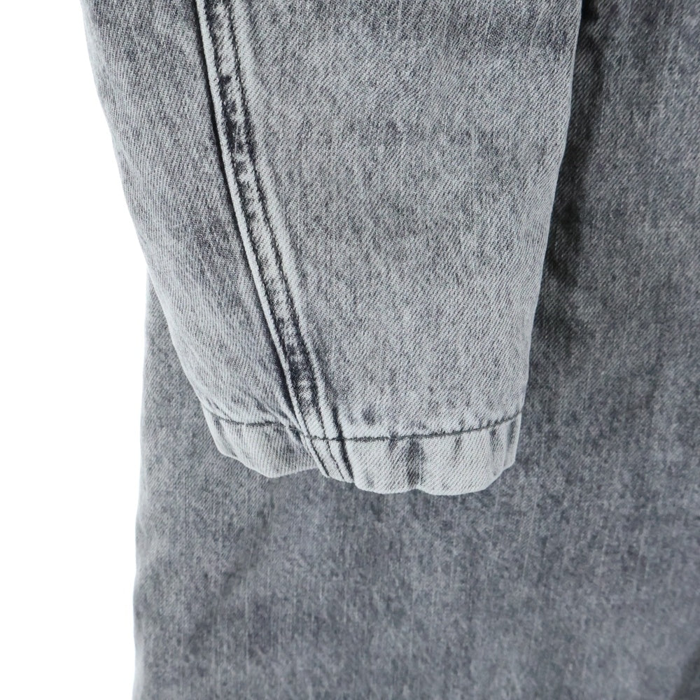 DIESEL(ディーゼル) 24AW D-JACK-S1 ジャック ピンストライプ デニム オーバーコート ブラック A16938